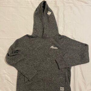 Roots Grey Sweater Hoodie - Large